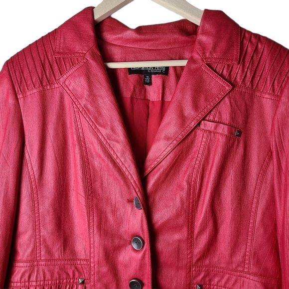 Proportion Petite Conrad C red long-sleeved jacket - Picture 3 of 12